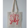 Budget Calico Tote Bag Thumbnail