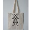 Budget Calico Tote Bag Thumbnail