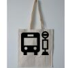 Budget Calico Tote Bag Thumbnail